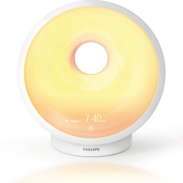 Philips Tageslichtwecker »Sleep and Wake-up Light HF3650/01« mit simulierten Sonnenauf-und-untergang, RelaxBreath für entspannten Schalf, 7 Wecktönen und UKW-Radio-Uhren-Inspirationen