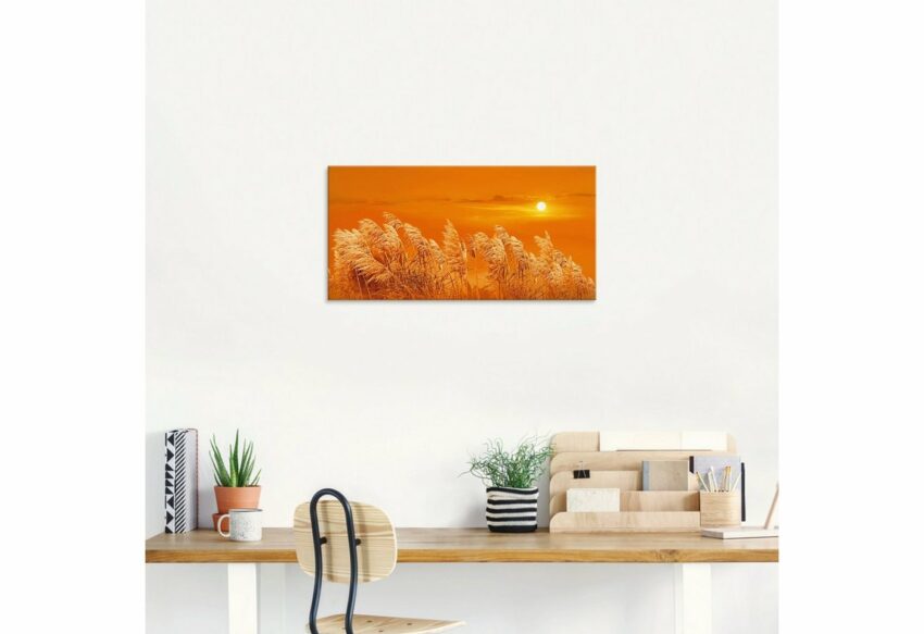 Artland Glasbild »Im Wind«, Gräser (1 Stück)-Bilder-Ideen für dein Zuhause von Home Trends