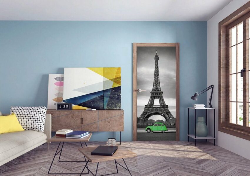 Papermoon Fototapete »Paris - Türtapete«, matt, (2 St), Vlies, 2 Bahnen, 90 x 200 cm-Tapeten-Ideen für dein Zuhause von Home Trends