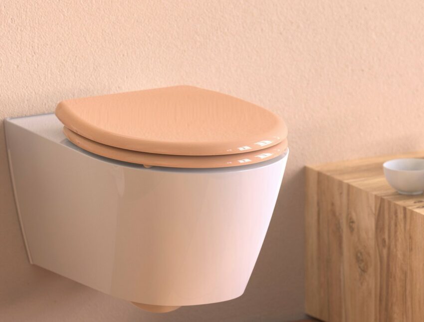 Schütte WC-Sitz »BEIGE«, Duroplast, Toilettendeckel mit Absenkautomatik und Schnellverschluss für die einfache Reinigung, Klobrille, Toilettensitz Beige-WC-Sitze-Ideen für dein Zuhause von Home Trends