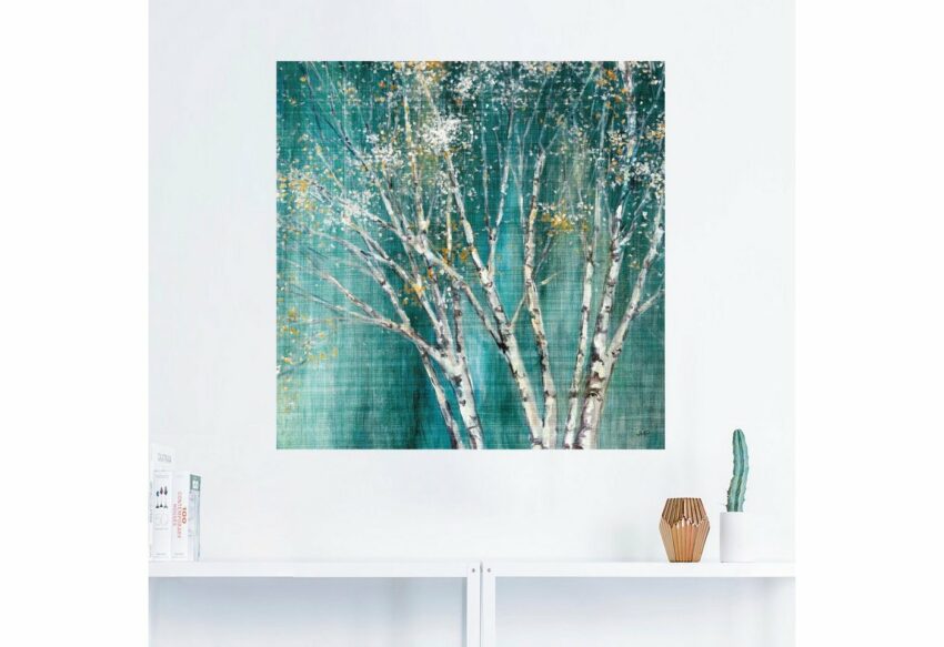 Artland Wandbild »Blaue Birke«, Bäume (1 Stück), in vielen Größen & Produktarten -Leinwandbild, Poster, Wandaufkleber / Wandtattoo auch für Badezimmer geeignet-Bilder-Ideen für dein Zuhause von Home Trends