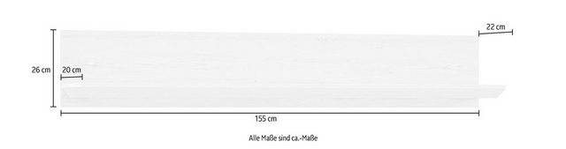 FORTE Wandregal, Breite ca. 155 cm-Regale-Inspirationen