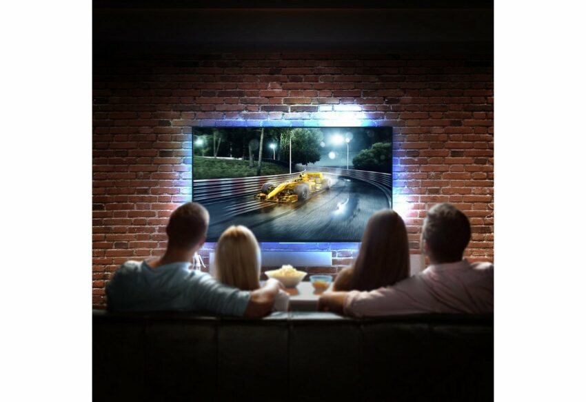 B.K.Licht LED-Streifen, LED TV Hintergrundbeleuchtung Backlight 2m USB RGB selbstklebend-Lampen-Ideen für dein Zuhause von Home Trends