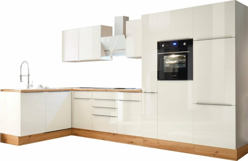 RESPEKTA Winkelküche »Safado«, hochwertige Ausstattung wie Soft Close Funktion, schnelle Lieferzeit, Stellbreite 370 x 172 cm-Küchenzeilen-Ideen für dein Zuhause von Home Trends