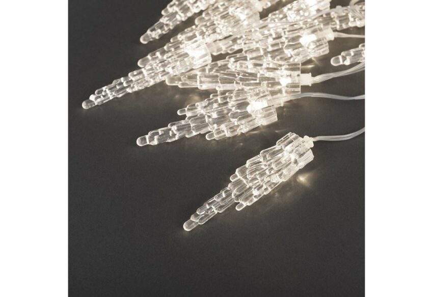 KONSTSMIDE Lichtervorhang »Eiszapfen«, mit warmweißen Dioden, Kabellänge ca. 4 Meter-Lampen-Ideen für dein Zuhause von Home Trends