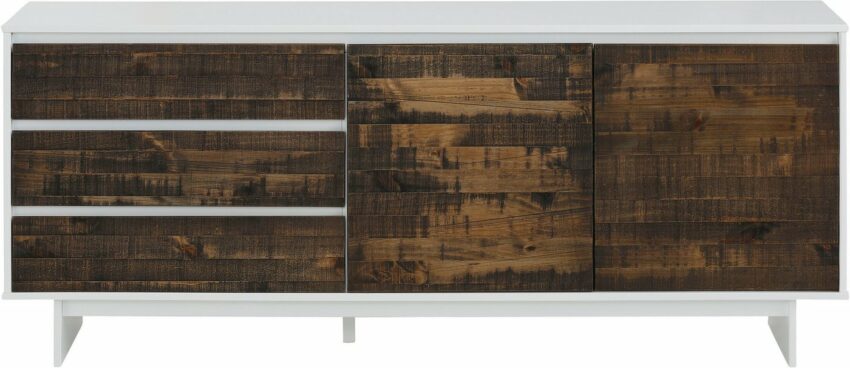 Home affaire Sideboard »Morgan«, aus massivem Kiefernholz, mit eingefrästen Griffmulden, Breite 165 cm-Sideboards-Ideen für dein Zuhause von Home Trends