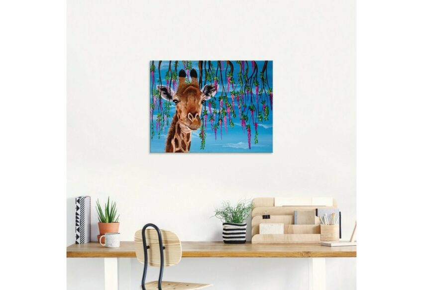 Artland Glasbild »Giraffe«, Wildtiere (1 Stück)-Bilder-Ideen für dein Zuhause von Home Trends