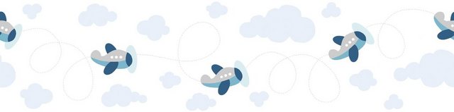 A.S. Création Bordüre »Cute Planes«, glatt, für Baby- und Kinderzimmer, selbstklebend, PVC-frei-Bordüren-Inspirationen