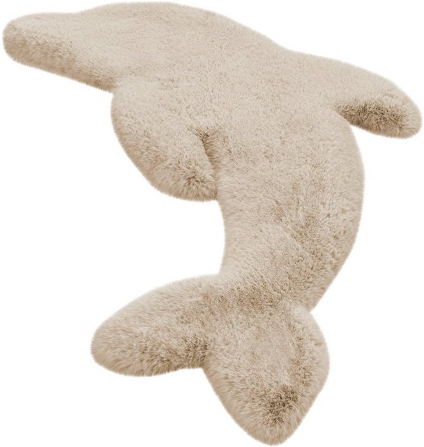Kinderteppich »Lovely Kids 925-Dolphin«, me gusta, tierförmig, Höhe 36 mm, weiche softe Haptik, Kunstfell, Wohnzimmer-Teppiche-Inspirationen