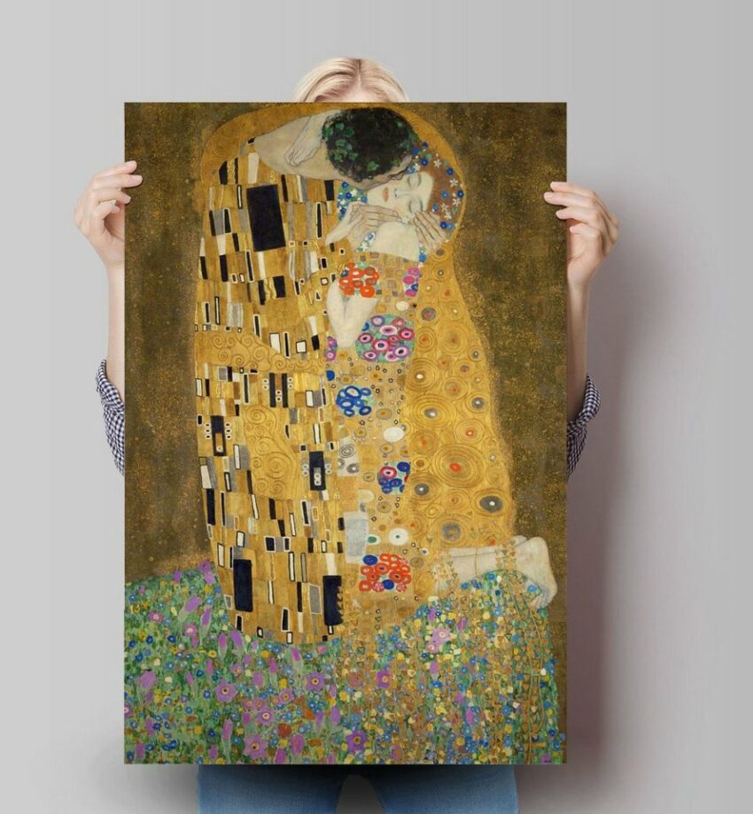 Reinders! Poster »Poster Der Kuss Gustav Klimt«, Kunst (1 Stück)-Bilder-Ideen für dein Zuhause von Home Trends