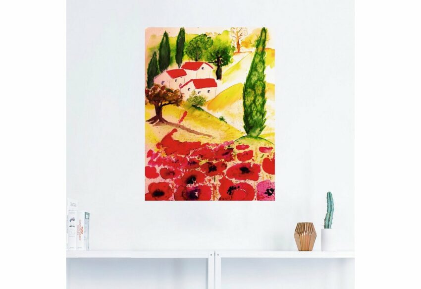 Artland Wandbild »Sommer in der Toskana«, Europa (1 Stück), in vielen Größen & Produktarten -Leinwandbild, Poster, Wandaufkleber / Wandtattoo auch für Badezimmer geeignet-Bilder-Ideen für dein Zuhause von Home Trends