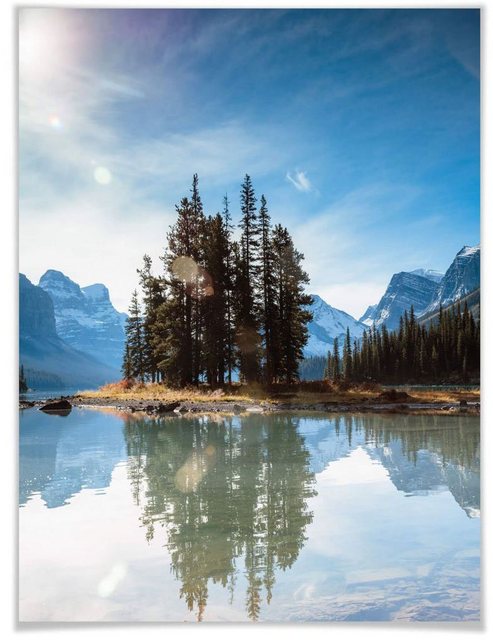 Wall-Art Poster »Jasper-Nationalpark Kanada«, Kanada (1 Stück), Poster, Wandbild, Bild, Wandposter-Bilder-Inspirationen