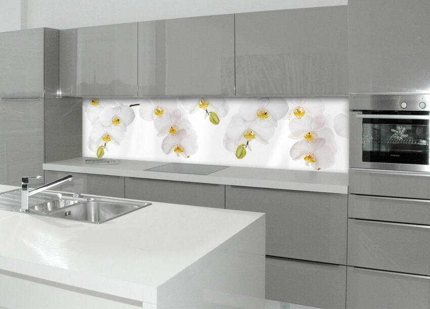 MySpotti Küchenrückwand »profix, Orchidee weiß«-Küchenrückwände-Ideen für dein Zuhause von Home Trends