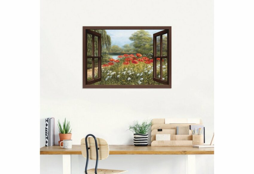 Artland Wandbild »Mohnwiese«, Seebilder (1 Stück), in vielen Größen & Produktarten - Alubild / Outdoorbild für den Außenbereich, Leinwandbild, Poster, Wandaufkleber / Wandtattoo auch für Badezimmer geeignet-Bilder-Ideen für dein Zuhause von Home Trends