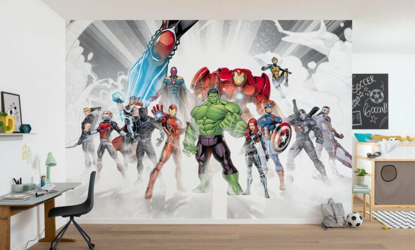 Komar Fototapete »Avengers Unite«, glatt, bedruckt, (Packung, 1 St), 368 x 254 cm-Tapeten-Ideen für dein Zuhause von Home Trends