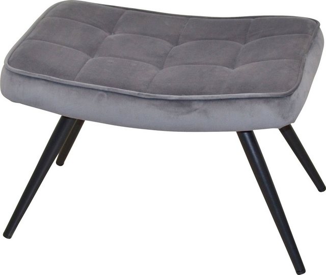 HOFMANN LIVING AND MORE Hocker »Jaro«, Polster-/Sitzhocker mit Beinen aus Stahlrohr, schwarz lackiert. Sitzfläche komplett schaumstoffgepolstert-Hocker-Inspirationen
