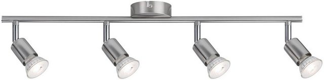 Paulmann LED Deckenleuchte »4er-Spot Carolina GU10, max 10W Nickel matt Nickel matt«-Lampen-Inspirationen