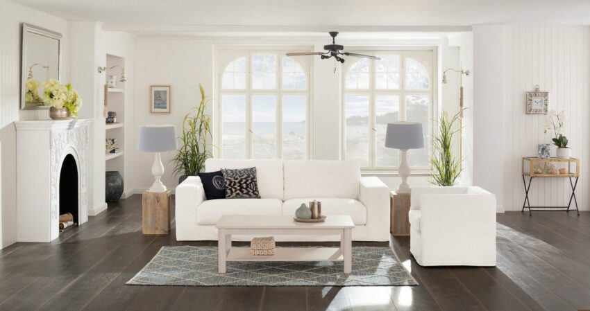 Timbers Loungesofa »Asbury«, mit abnehmbarer und austauschbarer Husse, auch in Baumwoll-/Leinenmix-Sofas-Ideen für dein Zuhause von Home Trends