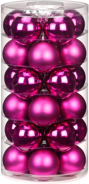 MAGIC by Inge Weihnachtsbaumkugel »Paradise Purple« (60 Stück), hochwertiger Echtglas-Weihnachtsschmuck, Ø 4 cm und Ø 6 cm-Weihnachtskugeln-Inspirationen