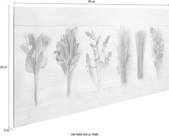 Reinders! Holzbild »Deco Panel 30x90 Kitchen Herbs«-Bilder-Inspirationen