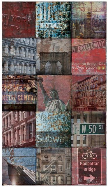 Bodenmeister Fototapete »New York Collage«-Tapeten-Inspirationen