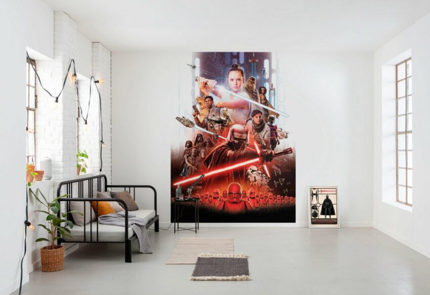 Komar Fototapete »STAR WARS EP9 Movie Poster Rey«, glatt, bedruckt, Comic, (Packung), ausgezeichnet lichtbeständig-Tapeten-Ideen für dein Zuhause von Home Trends