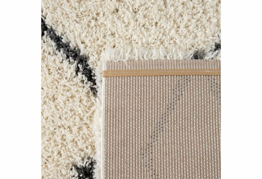 Hochflor-Teppich »Kalmar 446«, Paco Home, rechteckig, Höhe 40 mm, Scandi Design, Rauten Muster, weich & kuschelig, ideal im Wohnzimmer & Schlafzimmer-Teppiche-Ideen für dein Zuhause von Home Trends
