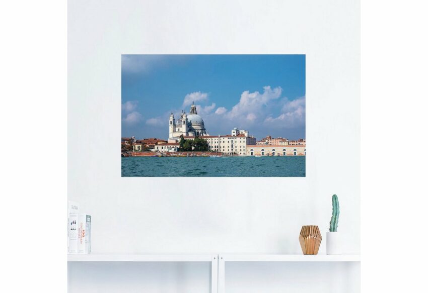 Artland Wandbild »Blick auf historische Gebäude Venedig II«, Venedig (1 Stück), in vielen Größen & Produktarten - Alubild / Outdoorbild für den Außenbereich, Leinwandbild, Poster, Wandaufkleber / Wandtattoo auch für Badezimmer geeignet-Bilder-Ideen für dein Zuhause von Home Trends