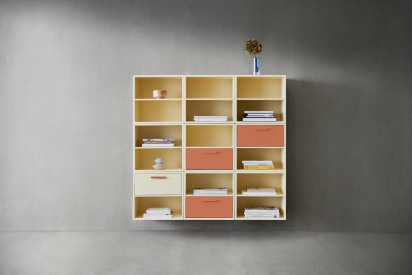 Hammel Furniture Bücherregal »Keep by Hammel«, Kombination aus 9 Modulen, mit 4 unterschiedliche farbenen Schubladen, Breite 136,2 cm, flexible Möbelserie in dänischer Handwerkskunst-Regale-Ideen für dein Zuhause von Home Trends