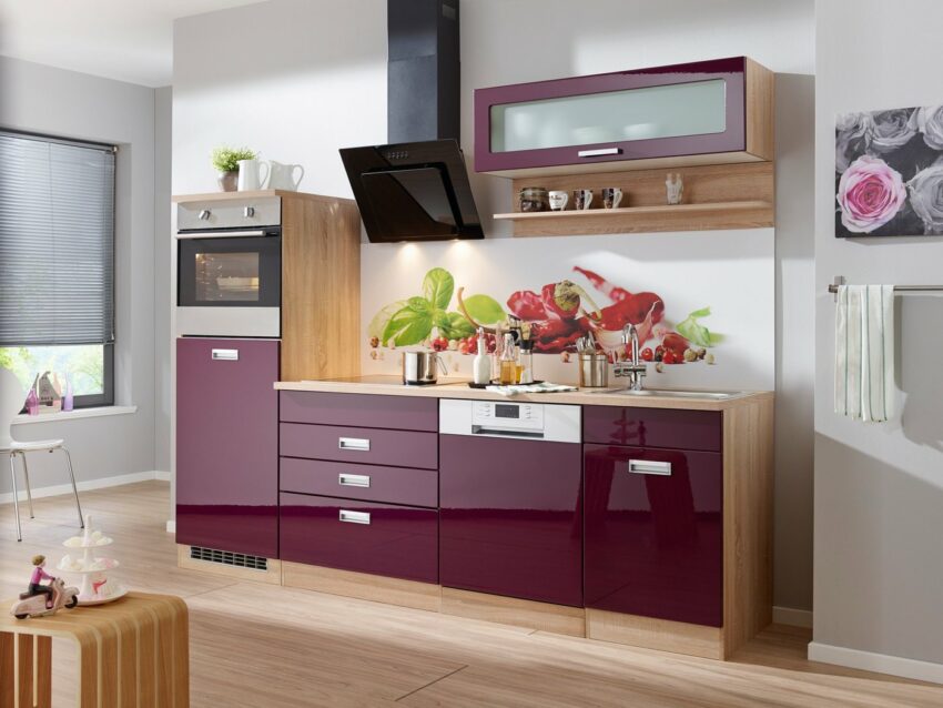 HELD MÖBEL Küchenzeile »Fulda«, ohne E-Geräte, Breite 250 cm-Küchenzeilen-Ideen für dein Zuhause von Home Trends