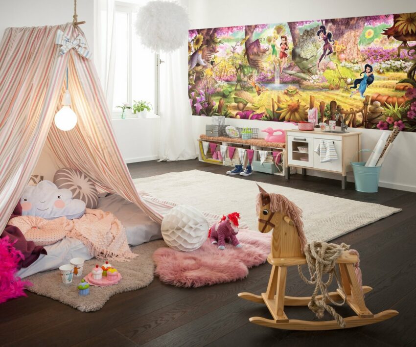 Komar Fototapete »Fairies Forest«, glatt, bedruckt, Comic, (Set), ausgezeichnet lichtbeständig-Tapeten-Ideen für dein Zuhause von Home Trends