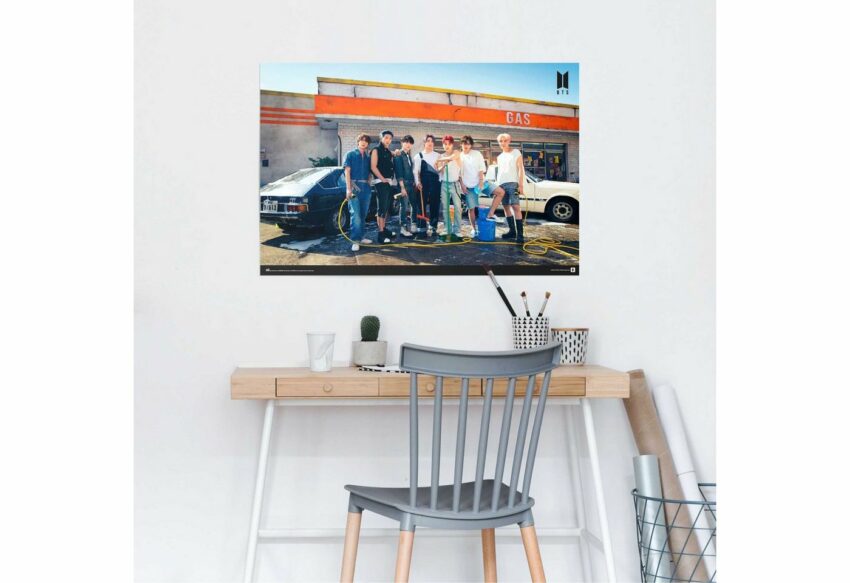 Reinders! Poster »BTS - gas station«-Bilder-Ideen für dein Zuhause von Home Trends