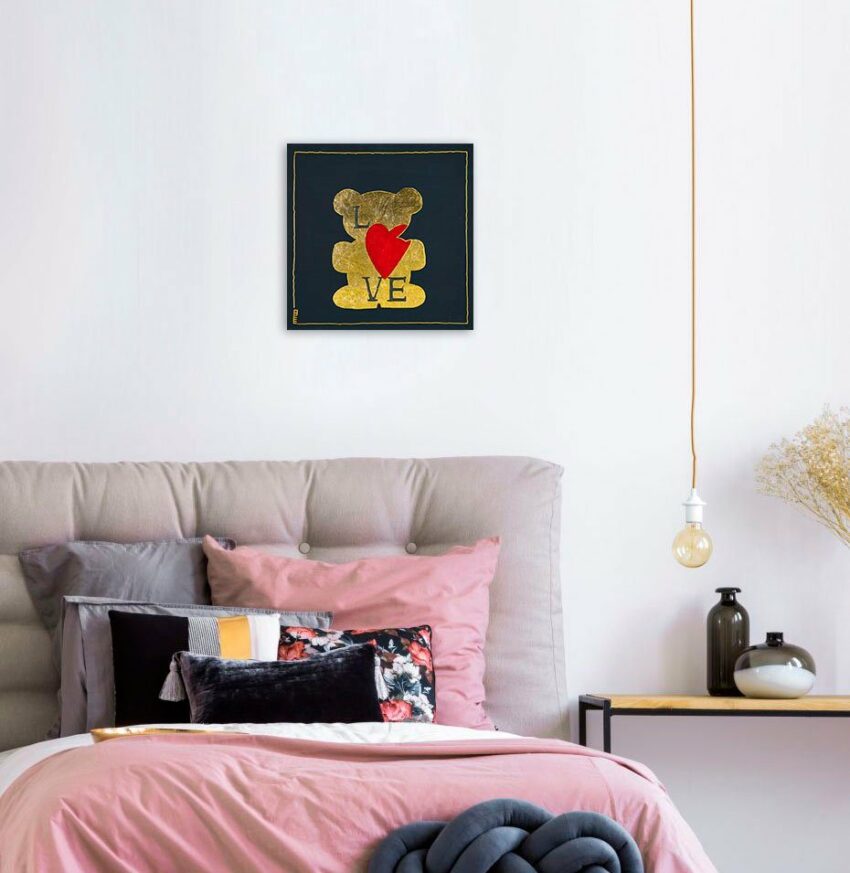 queence Leinwandbild »Bears Love«, Bär (1 Stück)-Bilder-Ideen für dein Zuhause von Home Trends