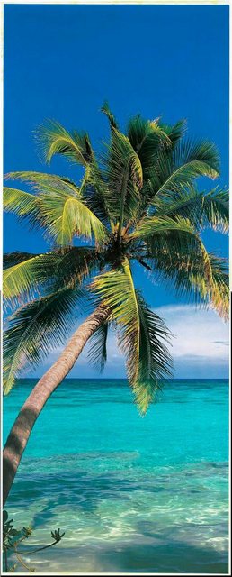 Papermoon Fototapete »Palm Tree - Türtapete«, matt, (2 St), Vlies, 2 Bahnen, 90 x 200 cm-Tapeten-Inspirationen