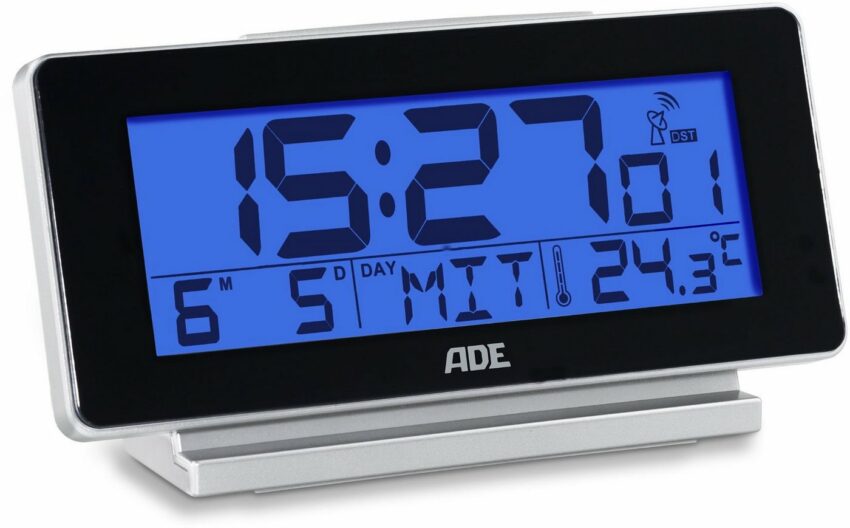 ADE Funkwecker »CK 1703« digitaler Funk-Wecker/-Uhr mit Temperatur- und Wochentag-Anzeige und blauer Display-Beleuchtung, optimal als Tischuhr-Uhren-Ideen für dein Zuhause von Home Trends