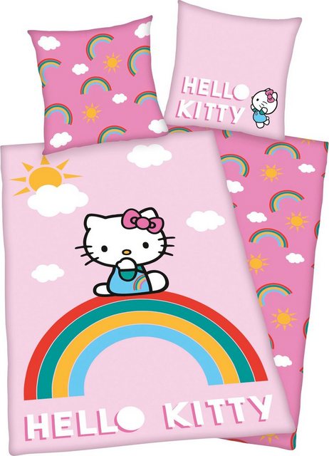 Kinderbettwäsche »Hello Kitty«, Hello Kitty, mit tollem Hello Kitty Motiv-Bettwäsche-Inspirationen