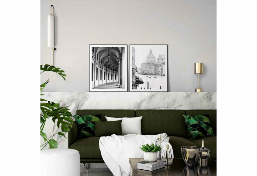 Reinders! Wandbild »Reisen Venedig - Vintage - Washington DC - Architektonisch«, (2 Stück)-Bilder-Ideen für dein Zuhause von Home Trends