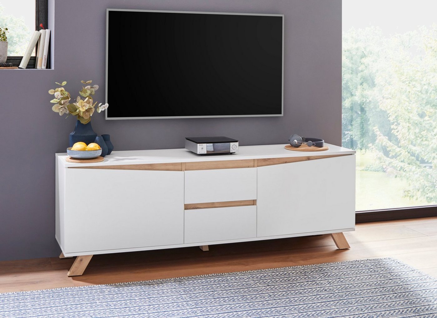Homexperts TV-Board »Vicky«, Breite 160 cm, in matt weiß-Regale-Ideen für dein Zuhause von Home Trends