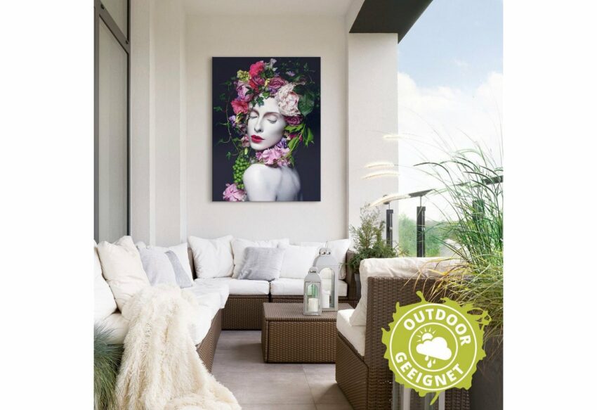 Artland Wandbild »Schöne Blumenkönigin«, Bilder von Frauen (1 Stück), in vielen Größen & Produktarten - Alubild / Outdoorbild für den Außenbereich, Leinwandbild, Poster, Wandaufkleber / Wandtattoo auch für Badezimmer geeignet-Bilder-Ideen für dein Zuhause von Home Trends