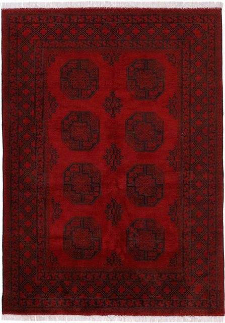 Orientteppich »Afghan Akhche«, Woven Arts, rechteckig, Höhe 10 mm, handgeknüpft, Wohnzimmer, reine Wolle-Teppiche-Inspirationen