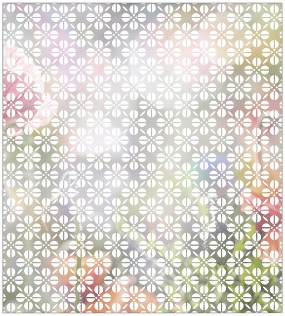 Fensterfolie »Look Grafik Blumenmuster white«, MySpotti, halbtransparent, glatt, 90 x 100 cm, statisch haftend-Fensterfolien-Inspirationen