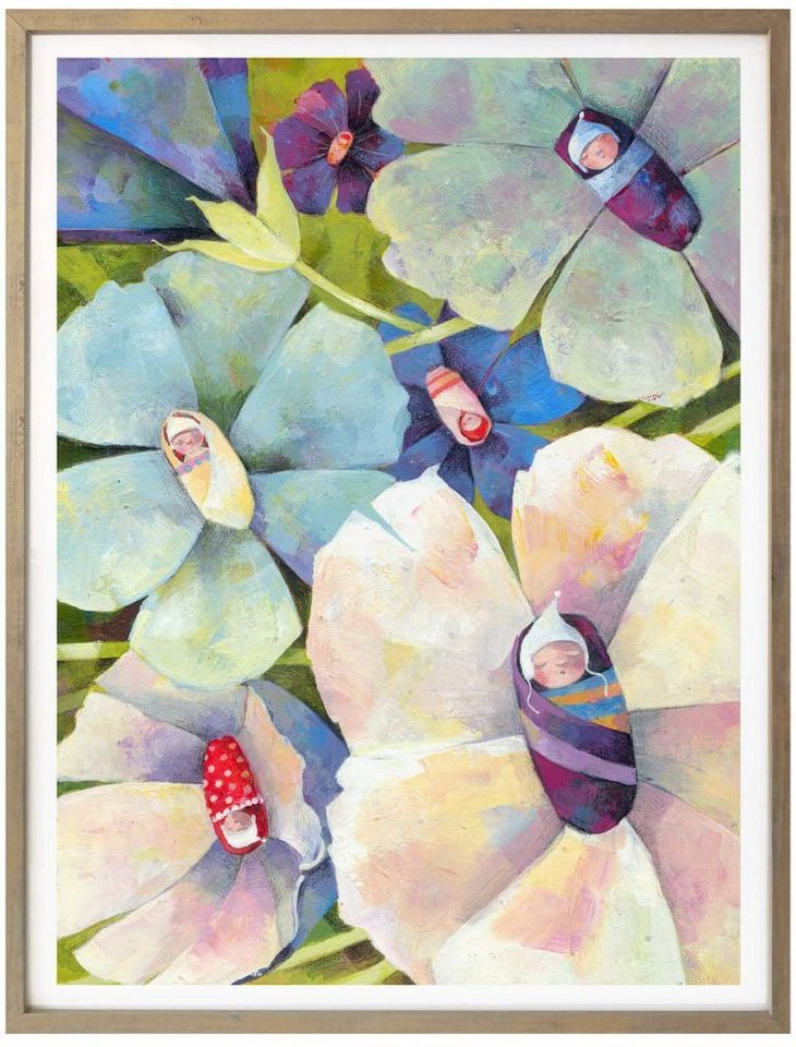 Wall-Art Poster »Märchen Wandbilder Blütenbabies«, Pflanzen (1 Stück), Poster, Wandbild, Bild, Wandposter-Bilder-Ideen für dein Zuhause von Home Trends