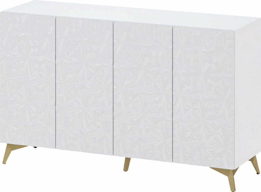Leonique Kommode »Caren«, mit dekorativen Fräsungen, Push-to-open Funktion, Breite 137 cm-Kommoden-Ideen für dein Zuhause von Home Trends