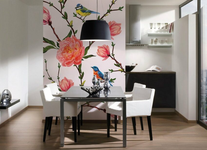 living walls Fototapete »Designwalls Little Birds«, glatt, (5 St)-Tapeten-Ideen für dein Zuhause von Home Trends