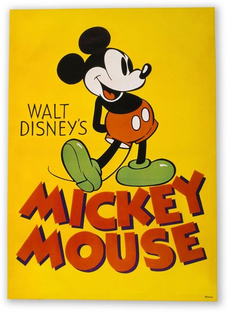 Disney Leinwandbild »Mickey Retro«, (1 Stück)-Bilder-Inspirationen