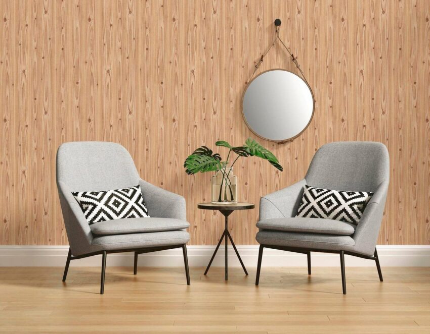living walls Papiertapete »Il Decoro«, Holz, umweltfreundlich-Tapeten-Ideen für dein Zuhause von Home Trends