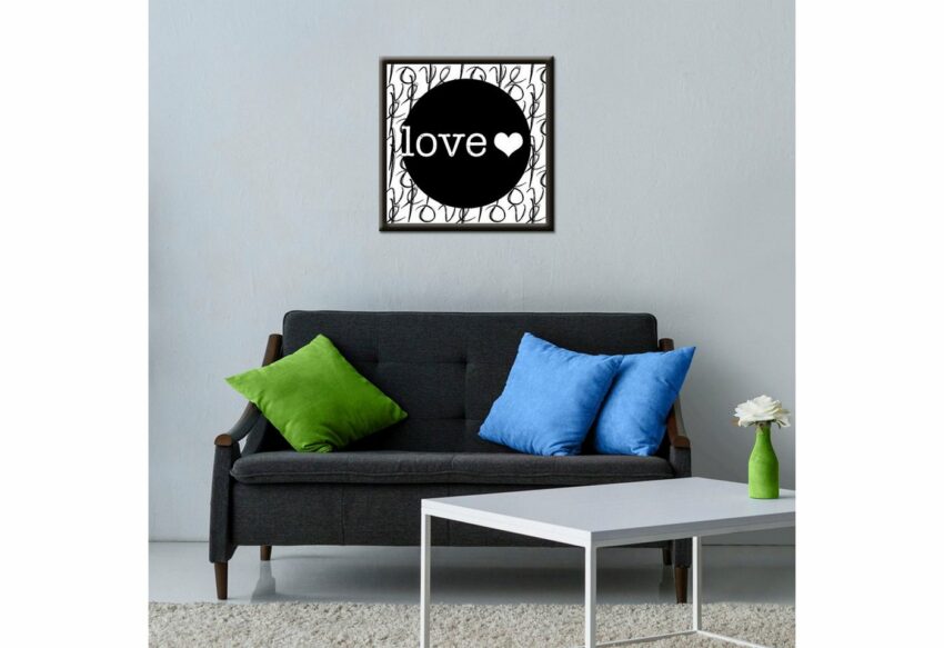 Artland Wandbild »Liebe II«, Sprüche & Texte (1 Stück)-Bilder-Ideen für dein Zuhause von Home Trends