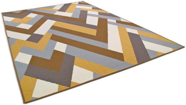 Teppich »Happy Holiday 1«, Oriental Weavers, rechteckig, Höhe 5 mm, Retro Design, In- und Outdoor geeignet, Wohnzimmer-Teppiche-Inspirationen