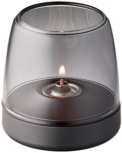 kooduu Windlicht »Glow 10«, Luxuswindlicht, aus gebürstetem Aluminum und Rauchglas-Kerzenhalter-Inspirationen