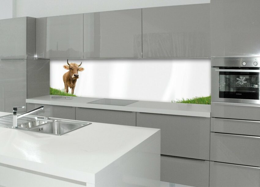 MySpotti Küchenrückwand »profix, Kuh«-Küchenrückwände-Ideen für dein Zuhause von Home Trends